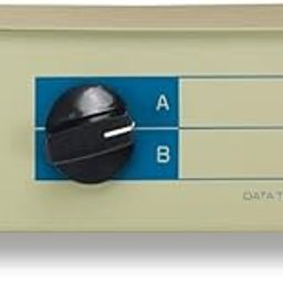 Kentek DB9 Male 2 Way Manual Data Switch Box RS-232 D-Sub 9 Pin I/O AB Port for PC MAC to Peripherals Devices Printer-image-80