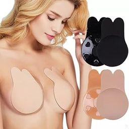 Silicone Bra Invisible Glue Push Up Strapless Lifting Bra Petal Cover-image-67