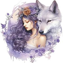 Design Den Beautiful Girl Wall Sticker for Home Decoration (61 Cm X 62 Cm)-image-94