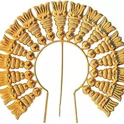 Gold Plated God Metal Arch for Varalakshmi Pooja Decoration | Navaratri Pooja-image-53