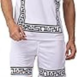 Black Border Trendy Mens Polyester Co-ord Set-image-36