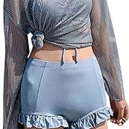 ™ Women Bikini Set Three Piece Bathing Suit Swimwear Tie Halter gray | Swimwear | Womens Clothing-image-66