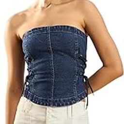 Blue Blast Denim Corest Top-image-24