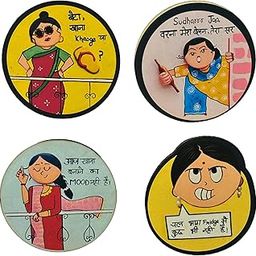 JASN HUT Wooden Fridge Magnets of Quotes| Filmy Tag Lines |Cartoons|Alcohol|Beer|Tea Lover for MOM,DAD | Non-Slippery, Shiny,Matte Finish| Elegant Design for Home and Kitchen (Mom Special)-image-22