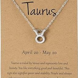 pendant zodiac card star sign necklace for women and girl-image-92