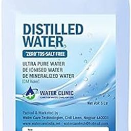 WATER CLINIC Ultra Pure Di-Ionised Distilled Water for Battery/Inverter/Medical Equipment's/Chemicals & Cosmetic Formulations (5 LTR.)-17