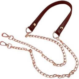 VIGHNESHWAR TRADERS Metal Plus Synthetic Leather Purse Chain Strap Length for Shoulder Cross Body Sling Purse Handbag Clutch Replacement（Gold 80 CM）-21
