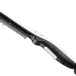 CartsCorner Ultra Beard Straightener Quick Hair Styler for Men Hair Comb Massage Beard Comb Multifunctional Curly Hair Straightening Comb Curler-image-85