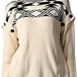 High Star Women Acrylic Knitted Oversized Fit Turtle Neck Full Sleeves Sweaters 48-image-22