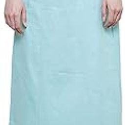 Girl Women's Royal Cotton Readymade Petticoat for Saree (Size-XLarge) Color-Light Sky Blue-image-9