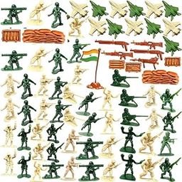 Mallexo Soldier Army Toys Figure for Children| 65PCs Soldiers Set for Kids | Police Army Base Camp Toy for Boys and Girls Military Action Figures Battlefield Playset Education Toys for 3+ Year Old-15