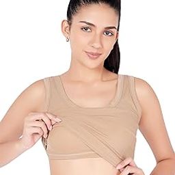 Women's Padded Camisole Tank Top with Built-in Shelf Bra & Moulded Cups | Relaxed Fit | Size S to XL-image-29