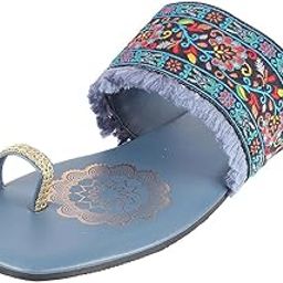 Women Synthetic Leather Ethnic Chappal-picture-13