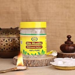 Cycle Pure Om Shanthi Karpure Bhimseni Camphor – Original (250g) | Bhimseni Kapoor for a Divine Puja Experience | Compatible with Camphor Electric Diffusers | Long-Lasting Fragrance-12