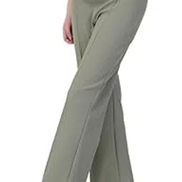 blacktail Women's High Waist | Bell Bottom Pants for Women | Flared, Stylish & Comfortable Retro Fit|Office Work wear-picture-1