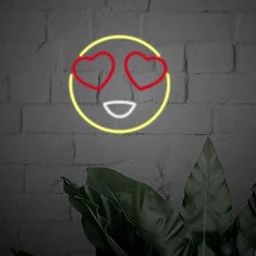 SG PRINT Neon Light Strip Wall Smiley Sign For Bedroom Kidsroom Party Hall Office LED Art Indoor Home Decor Blue L X H 12 X 12 Inches-image-68