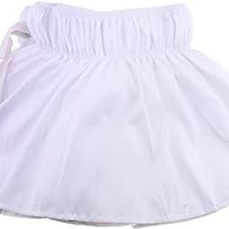MORZ Pure Color Elastic Band Bed Skirt Bed Apron 180cmx200cm+38cm White-image-13