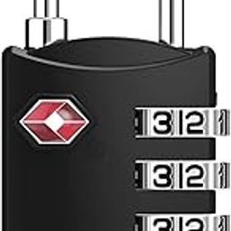ZHEGE TSA Lock, 4-Digit Dial Type, Padlock, Password, International Travel Key, Gym Locker Luggage Bag, Japanese Instruction Manual (Black)-19
