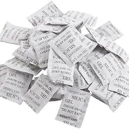 Zylvora 1 Gram(100Packs) Food Grade Moisture Absorbers Silica Gel Packs Desiccant for Storage,Food Safe Dessicant Silica Gel Packets for Moisture Storage Control-21