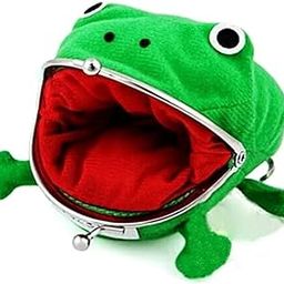 Frog Wallet Anime Cartoon Wallet Coin Purse Manga Flannel Wallet Cute Funny Plush Toy, Anime Frog, Large-image-24