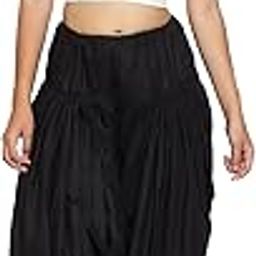 Women's Cotton Patiala Salwar/Patiala Pant with Heavy Fall-picture-12
