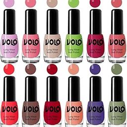 Volo Boss of Gloss Nail Polishes Set of 12 Pcs Infinite Collection(Purple, Pink, Nude, Green, Magenta, Peach, Red, Nude, Red, Peach,Purple, Green) 60 ML-15