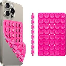JOYENTO Silicone Suction Cup Phone Grip Pad Reusable Anti-Slip Mount Holder for Smartphones Fidget-Friendly Pop Bubble Design Flexible Adhesive-Free Stick-On Pad for Smooth Surfaces-image-93