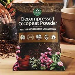TrustBasket Premium Decompressed Cocopeat Powder 2KG – Ready-to-Use, Kerala's Coconut Husk Powder Coconut Coir Soil Conditioner for Potting, Indoor/Outdoor Gardens – 100% Natural, High Water Retention-image-10
