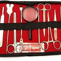 Medicross Superior Quality Dissection Instruments Set Made For Stainless steel Use Madical Students Biology, Anatomy, Veterinary Set Of 24 Instruments in One Bags-picture-21