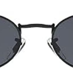 Round Frame Women Men Mirror Sunglasses Eyewear Shades Eye Glasses Black Frame Black Gray Lens | Womens Accessories |Sunglasses & Fashion Eyewear |Sunglasses-image-43