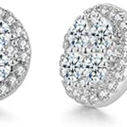Unique Design Fashion Rose Gold Plated Micro Zircon Pave Stud Earring for Woman-image-93