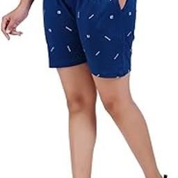 Women Cotton Regular Fit Printed Shorts (Pack of 1)-image-67