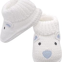 Baby Moo Polar Bear White Socks Booties White 0-3M-picture-20