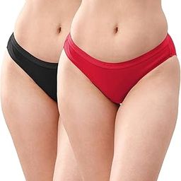 Women's Cotton Pack of 2 Modern Solid Panty-image-4