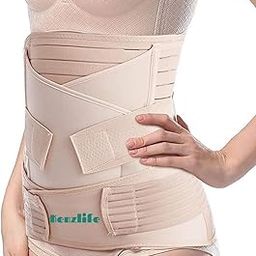 Kenzlife 3-in-1 Postpartum/Maternity/Abdominal/Pregnancy Belt after Delivery C Section, Waist & Pelvis Slimming Shapewear Tummy Reduction (30" to 46" waist size) (Beige)-13