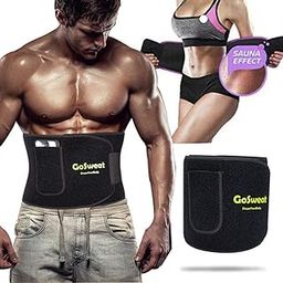 Rasikvar Waist Trainer Trimmer Belt for Women & Men, Slimming for Weight Loss Multicolour-23