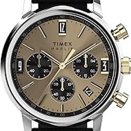 Marlin Men Champagne Round Dial Analog Watch - TW2W60300UJ-picture-3