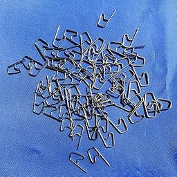 GREEN DECOR Metal Hooks Pin for Deluxe Silent Channel Curtain Track (Silver Color, 140 Piece)-image-7