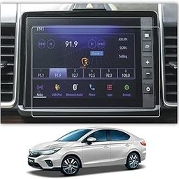 9H Unbreakable Screen Protector Compatible With HONDA City V CVT FACELIFT (2020) CAR Touch Screen Infotainment System (8 Inch) (Transparent)-13