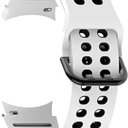 Wei International Sport Strap Compatible with Samsung Galaxy Watch 4 40mm 44mm Classic 46mm 42mm No Gap Strap Soft Silicone Watchband Replacement Band for Galaxy Watch4 Series Only-picture-10
