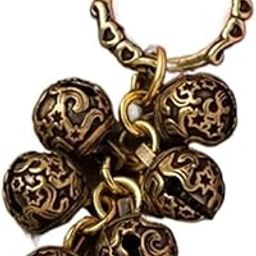 16mm Brass Handicraft Die-Casting Wind Chimes Bell Button Wind Bell Tibetan Bronze Bell Gift Home Souvenir Decoration Pendant (Color : 6pcs)-image-33