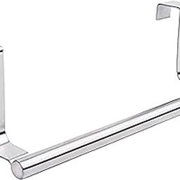 RISSACHI Stainless Steel Towel Bar Holder Cabinet Hanger Over Door Kitchen Hook Drawer Storage.-image-6