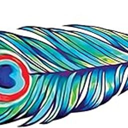 Beautiful Peacock Feathers Waterproof Temporary Tattoo For Boys Girls-27