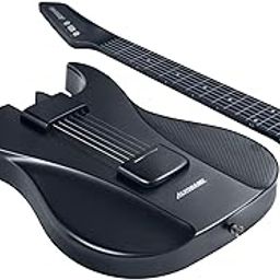 AEROBAND Wood Guitar Stringless, Acoustic Electric Travel Guitar, Portable Silent Guitar With Removable Fretboard Smart Guitar For Beginners, Adults, Teenagers, Gift-image-42