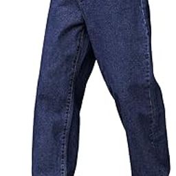 Men Baggy Denim Jeans in Pure 100% Cotton Denim || Stretchable (Jet Black) and Stretchable (Colored) Jeans || Unisex Designs||Jeans||-image-93