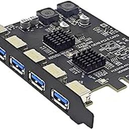 CALANDIS™ Expansion Card Black Stable Performance 5 Type A Ports for PC Desktop Laptop | Port Expansion Cards | Interface/Add-On Cards | Computer Components & Parts-picture-11