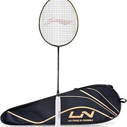 Li-Ning Wind Lite II Carbon Graphite Badminton Strung Racket with Full Racket Cover-image-4