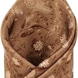 Men Brown Print Party Pocket Square-image-69