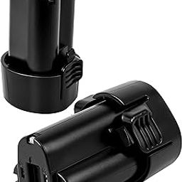 BL1013 Makita 10.8V Battery, 3,000 mAh, Large Capacity, Set of 2, Compatible Batteries for Vacuum Cleaners and Power Tools, BL1014, A-48692, 194550-6, 194551-4, 195332-9 Lithium Ion Batteries-image-17