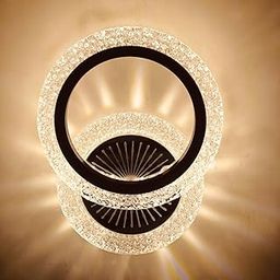 GAUVIK Round Shape Modern 3 Different Color Mode Changing Energy Saving Led Wall Lamp for Bedroom, Living Room, Restaurants, Dining, Coffee Shop Home Decor-image-14